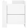Mesita de noche madera de ingeniería blanco 45x50x50 cm de , Mesitas de noche - Ref: Foro24-848283, Precio: 56,59 €, Descuent...