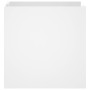 Mesita de noche madera de ingeniería blanco 45x50x50 cm by , Nightstands - Ref: Foro24-848283, Price: 57,29 €, Discount: %