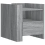 Mesita de noche madera de ingeniería gris Sonoma 45x50x50 cm de , Mesitas de noche - Ref: Foro24-848281, Precio: 56,06 €, Des...