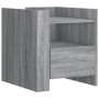 Nachttisch aus grauem Sonoma-Ingenieurholz 45x50x50 cm. von , Nachttische - Ref: Foro24-848281, Preis: 56,76 €, Rabatt: %