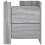 Mesita de noche madera de ingeniería gris Sonoma 45x50x50 cm by , Nightstands - Ref: Foro24-848288, Price: 58,08 €, Discount: %