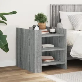 Nachttisch aus grauem Sonoma-Ingenieurholz 45x50x50 cm. von , Nachttische - Ref: Foro24-848295, Preis: 46,04 €, Rabatt: %