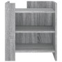 Mesita de noche madera de ingeniería gris Sonoma 45x50x50 cm de , Mesitas de noche - Ref: Foro24-848295, Precio: 46,55 €