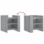 Mesita de noche madera de ingeniería gris Sonoma 45x50x50 cm de , Mesitas de noche - Ref: Foro24-848295, Precio: 46,55 €