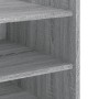 Mesita de noche madera de ingeniería gris Sonoma 45x50x50 cm de , Mesitas de noche - Ref: Foro24-848295, Precio: 46,55 €