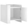 Mesita de noche madera de ingeniería blanco 45x50x50 cm de , Mesitas de noche - Ref: Foro24-848297, Precio: 41,19 €, Descuent...