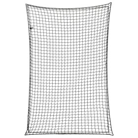Red de remolque con cuerda elástica PP negro 3x2 m de , Redes de carga para vehículos motorizados - Ref: Foro24-4012279, Prec...