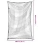 Red de remolque con cuerda elástica PP negro 3x2 m by , Cargo nets for motor vehicles - Ref: Foro24-4012279, Price: 26,28 €, ...