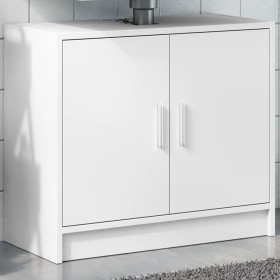 Waschbeckenunterschrank aus weißem Ingenieurholz 63x29x55 cm. von , Badezimmermöbel - Ref: Foro24-848094, Preis: 47,21 €, Rab...