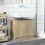 Armario de lavabo madera de ingeniería roble Sonoma 63x29x55 cm by , Bathroom furniture - Ref: Foro24-848096, Price: 51,26 €,...