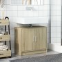 Waschbeckenunterschrank aus Sonoma-Eichen-Ingenieurholz 63x29x55 cm. von , Badezimmermöbel - Ref: Foro24-848096, Preis: 52,10...