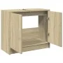 Armario de lavabo madera de ingeniería roble Sonoma 63x29x55 cm by , Bathroom furniture - Ref: Foro24-848096, Price: 51,26 €,...