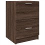 Waschbeckenunterschrank aus braunem Eichen-Ingenieurholz, 40x37x59 cm. von , Badezimmermöbel - Ref: Foro24-848107, Preis: 63,...