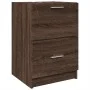 Waschbeckenunterschrank aus braunem Eichen-Ingenieurholz, 40x37x59 cm. von , Badezimmermöbel - Ref: Foro24-848107, Preis: 62,...