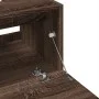 Armario de lavabo madera de ingeniería marrón roble 40x37x59 cm by , Bathroom furniture - Ref: Foro24-848107, Price: 62,86 €,...