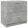 Waschbeckenunterschrank aus grauem Betonholz 59x37x59 cm von , Badezimmermöbel - Ref: Foro24-848111, Preis: 69,18 €, Rabatt: %