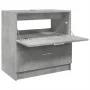 Armario de lavabo madera ingeniería gris hormigón 59x37x59 cm by , Bathroom furniture - Ref: Foro24-848111, Price: 69,18 €, D...