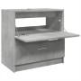 Armario de lavabo madera ingeniería gris hormigón 59x37x59 cm by , Bathroom furniture - Ref: Foro24-848111, Price: 70,35 €, D...
