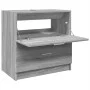 Waschbeckenunterschrank aus Sonoma-Grau mit den Maßen 59x37x59 cm. von , Badezimmermöbel - Ref: Foro24-848113, Preis: 77,22 €...