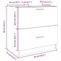 Waschbeckenunterschrank aus Sonoma-Grau mit den Maßen 59x37x59 cm. von , Badezimmermöbel - Ref: Foro24-848113, Preis: 77,22 €...