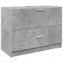 Armario de lavabo madera ingeniería gris hormigón 78x37x59 cm de , Muebles de baño - Ref: Foro24-848118, Precio: 80,82 €, Des...