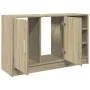 Armario de lavabo madera de ingeniería roble Sonoma 90x29x55 cm by , Bathroom furniture - Ref: Foro24-848124, Price: 68,06 €,...