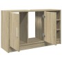 Waschbeckenunterschrank aus Sonoma-Eichen-Ingenieurholz 90x29x55 cm. von , Badezimmermöbel - Ref: Foro24-848124, Preis: 68,86...