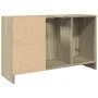 Armario de lavabo madera de ingeniería roble Sonoma 90x29x55 cm by , Bathroom furniture - Ref: Foro24-848124, Price: 68,06 €,...