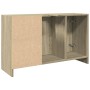 Waschbeckenunterschrank aus Sonoma-Eichen-Ingenieurholz 90x29x55 cm. von , Badezimmermöbel - Ref: Foro24-848124, Preis: 68,86...
