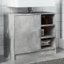 Armario de lavabo madera ingeniería gris hormigón 63x29x55 cm by , Bathroom furniture - Ref: Foro24-848132, Price: 54,60 €, D...