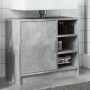 Waschbeckenunterschrank aus grauem Betonholz 63x29x55 cm von , Badezimmermöbel - Ref: Foro24-848132, Preis: 55,53 €, Rabatt: %