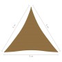 Taupe gray HDPE sail awning 160 g/m² 5x5x5 m by vidaXL, Umbrellas - Ref: Foro24-311427, Price: 35,76 €, Discount: %