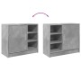 Waschbeckenunterschrank aus grauem Betonholz 63x29x55 cm von , Badezimmermöbel - Ref: Foro24-848132, Preis: 55,53 €, Rabatt: %