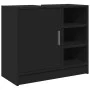 Armario para lavabo madera de ingeniería negro 63x29x55 cm by , Bathroom furniture - Ref: Foro24-848130, Price: 77,96 €, Disc...
