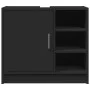 Armario para lavabo madera de ingeniería negro 63x29x55 cm by , Bathroom furniture - Ref: Foro24-848130, Price: 77,96 €, Disc...