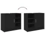 Armario para lavabo madera de ingeniería negro 63x29x55 cm by , Bathroom furniture - Ref: Foro24-848130, Price: 77,96 €, Disc...