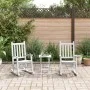 Mecedoras para niños 2 uds madera maciza de álamo blancas by , Rocking chairs - Ref: Foro24-3281596, Price: 141,98 €, Discoun...