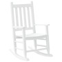 Mecedoras para niños 2 uds madera maciza de álamo blancas by , Rocking chairs - Ref: Foro24-3281596, Price: 143,86 €, Discoun...