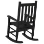 Mecedoras para niños 2 uds madera maciza de álamo negras by , Rocking chairs - Ref: Foro24-3281594, Price: 114,19 €, Discount: %