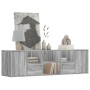 Eckschrank aus grauem Sonoma-Ingenieurholz 160x40x45 cm von , Schränke und Lagerung - Ref: Foro24-3307824, Preis: 120,14 €, R...