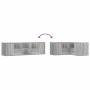 Mueble de esquina madera ingeniería gris Sonoma 160x40x45 cm by , Closets and storage - Ref: Foro24-3307824, Price: 120,14 €,...