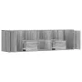 Mueble de esquina madera ingeniería gris Sonoma 160x40x45 cm by , Closets and storage - Ref: Foro24-3307824, Price: 114,89 €,...
