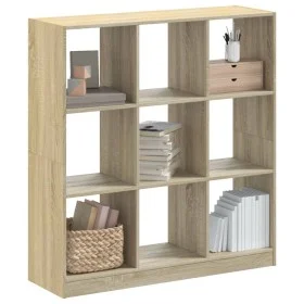 Estantería de madera de ingeniería roble Sonoma 102x32x108 cm by , Bookcases and shelves - Ref: Foro24-3307839, Price: 88,97 ...