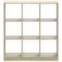 Estantería de madera de ingeniería roble Sonoma 102x32x108 cm by , Bookcases and shelves - Ref: Foro24-3307839, Price: 90,00 ...