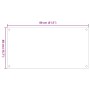 Salpicaderos cocina 2 uds vidrio templado transparente 80x40 cm by , Kitchen tools and utensils - Ref: Foro24-3315792, Price:...