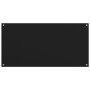 Salpicaderos de cocina 2 uds vidrio templado negro 80x50 cm by , Kitchen tools and utensils - Ref: Foro24-3315799, Price: 68,...