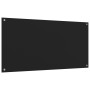 Salpicaderos de cocina 2 uds vidrio templado negro 80x50 cm by , Kitchen tools and utensils - Ref: Foro24-3315799, Price: 68,...
