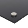 Salpicaderos de cocina 2 uds vidrio templado negro 80x50 cm by , Kitchen tools and utensils - Ref: Foro24-3315799, Price: 68,...