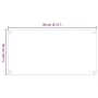Küchenrückwände 2 Stück gehärtetes Glas schwarz 80x50 cm von , Küchengeräte und Utensilien - Ref: Foro24-3315799, Preis: 67,1...