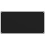 Salpicaderos de cocina 2 uds vidrio templado negro 80x60 cm by , Kitchen tools and utensils - Ref: Foro24-3315800, Price: 101...